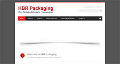 Desktop Screenshot of hbrpackaging.com